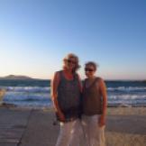 Mother & daughter photo op on Paros