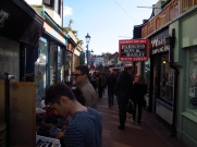 Shoppers in North Laine, Brighton, England