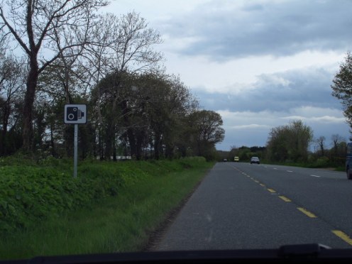 Thought these signs were for a photo op - turns out they're speed camera signs, ooops!!