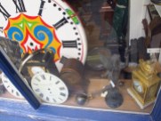 Window of a clock shop in Dublin