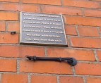 Stories on the walls of the Iveagh buildings in Dublin
