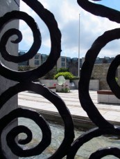 at the gardens of Dublin Castle