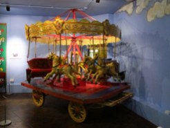 Mini carousel in York Castle Museum