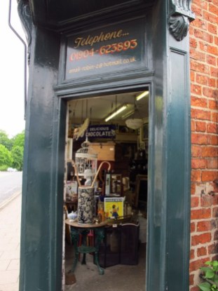 Second hand shop in my 'hood, York