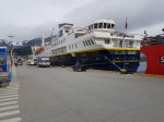 National Geographic ship at Ushuaia