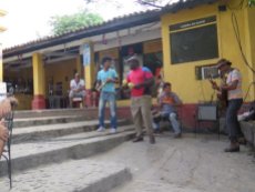 Lunchtime music in Trinidad, Cuba