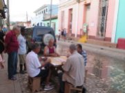 Playing in the streets of Trinidad, Cuba